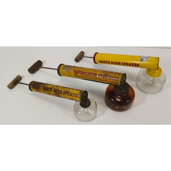 LOT OF 3 - WHITE ROSE BUG SPRAYERS