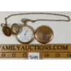 T. EATON CASHIER A. W. C. CO  POCKET WATCH W/ CHAIN & LOCKET