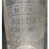 Image 6 : LOT OF 2 - THE UNION SODA MFG. & ISAAC MERKEL & SON - CLEAR ACID-ETCHED - SELTZER BOTTLES