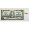 Image 1 : 1937 CDN $5 BANKNOTE