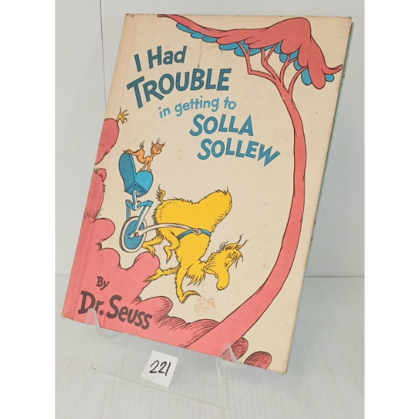 1965 "I HAD TROUBLE IN GETTING TO SOLLA SOLLEW" BY DR. SEUSS - FIRST EDITION