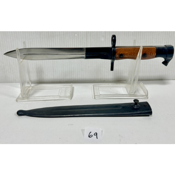 EGYPTIAN HAKIM RIFLE BAYONET WITH SCABBARD