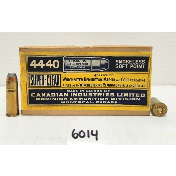 AMMO: 50X DOMINION .44-40 WCF SP