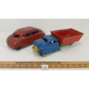 Image 1 : LOT OF 2 - BUDDY  L PRESSED STEEL SCARAB & TRUCK