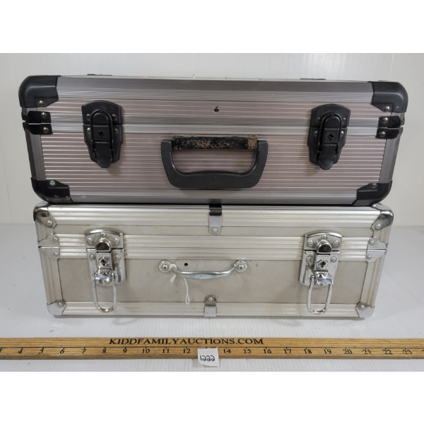 LOT OF 2 - ALUM CASES - INCL MASTERCRAFT