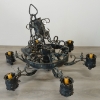 WROUGHT IRON CHANDELIER