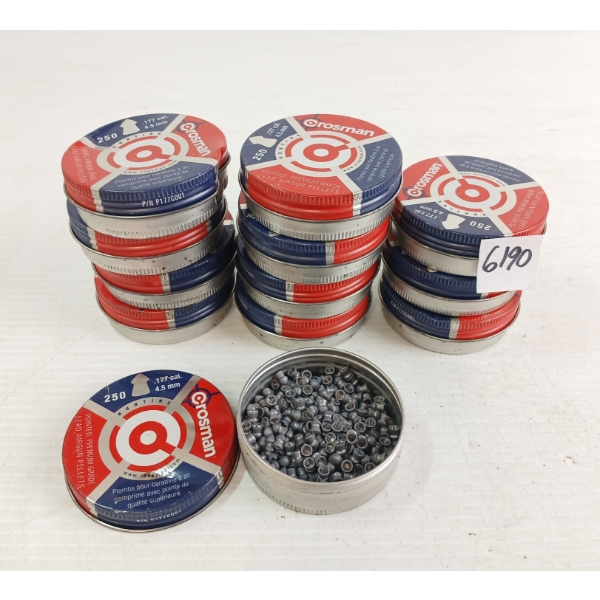 PELLETS: APPROX 3000X CROSMAN .177CAL PELLETS
