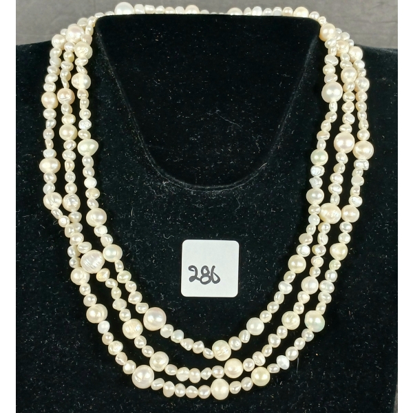 CULTURED PEARL STRING NECKLACE