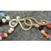 Image 3 : ITALIAN GLASS BEADED 4 STRAND NECKLACE