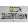 Image 1 : LOT OF 3 - 1954 & 1973 CDN $1 & $5 BANKNOTES