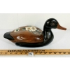 Image 2 : GOLDEN EYED DECOY DUCK W/ FLORAL DESIGN - SIGNED