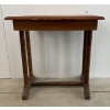 Image 4 : OAK TRESTLE BASE SIDE TABLE 
