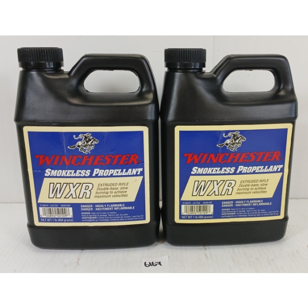 POWDER: WINCHESTER WXR SMOKELESS POWDER - APPROX 2LBS