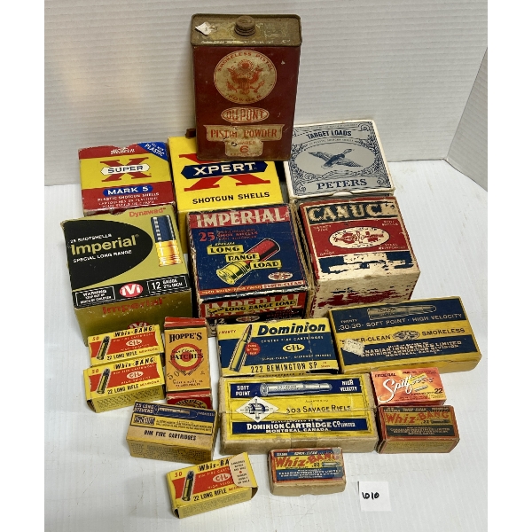 JOB LOT - COLLECTIBLE AMMO BOXES
