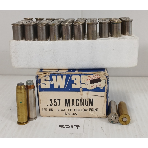 AMMO: 50X MIXED .357 MAG - 125GR - JACKETED 