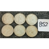 Image 2 : LOT OF 6 - 1968 CDN 25 CENT COINS