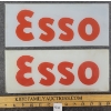 Image 1 : PAIR OF ESSO GAS PUMP PLATES 