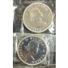 Image 2 : LOT OF 2 - 1963 CDN SILVER DOLLAR - VOYAGEUR 