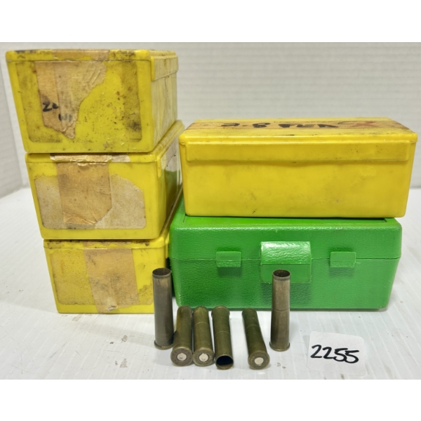 AMMO / BRASS: 62X LIVE & 172X BRASS 7.62X38 R - RELOADS