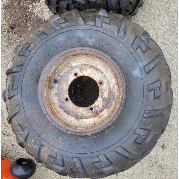 LOT OF 4 - ATV TIRES - GOODYEAR & CHENGSHIN