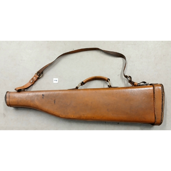 LEATHER LEG OF MUTTON GUN CASE