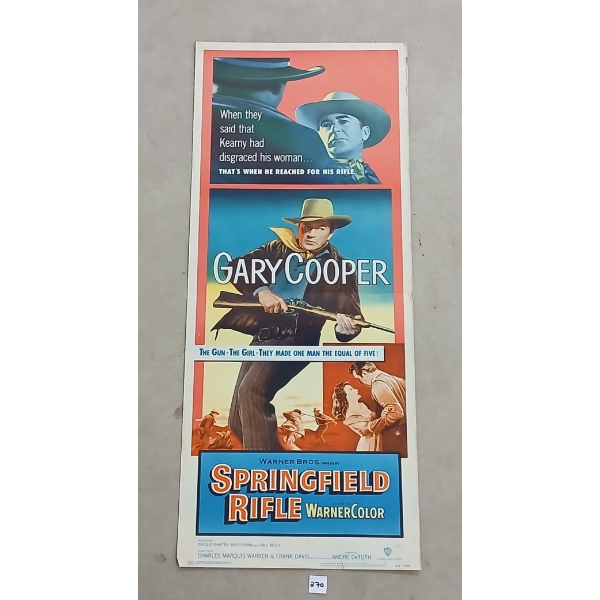 1952 "GARY COOPER" MOVIE POSTER