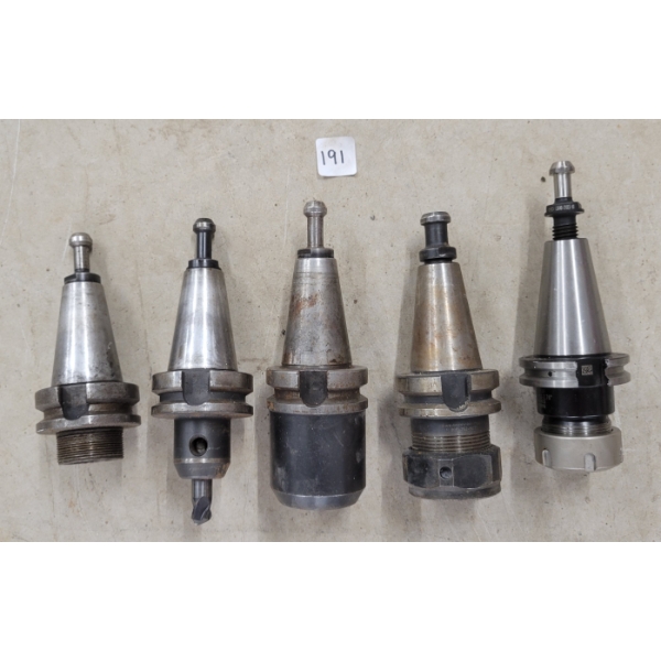 LOT OF 5 - CAT40 COLLET CHUCKS