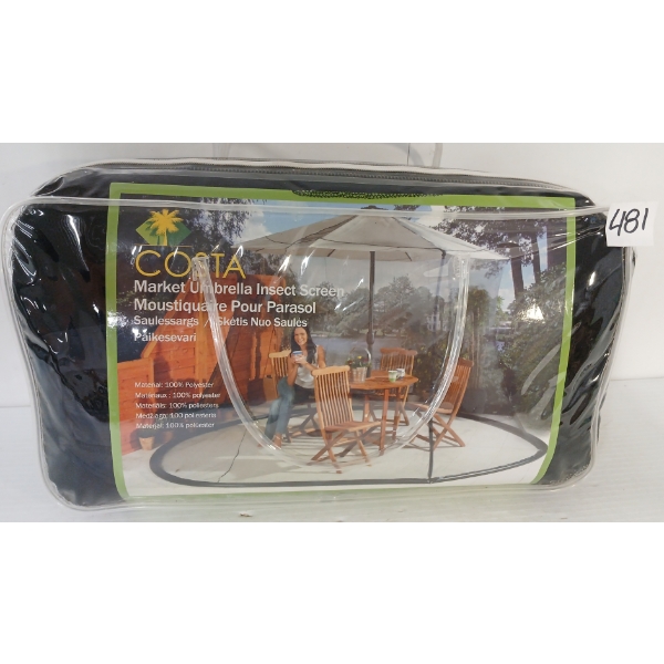 COSTA MARKET UMBRELLA INSECT SCREEN 