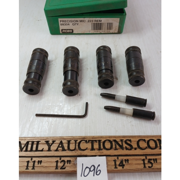 RCBS PRECISION MIC DIE SET IN .270, .222 & .22-250REM