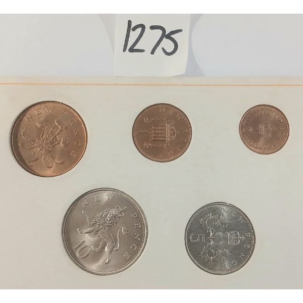 BRITAIN'S FIRST DECIMAL COINS SET