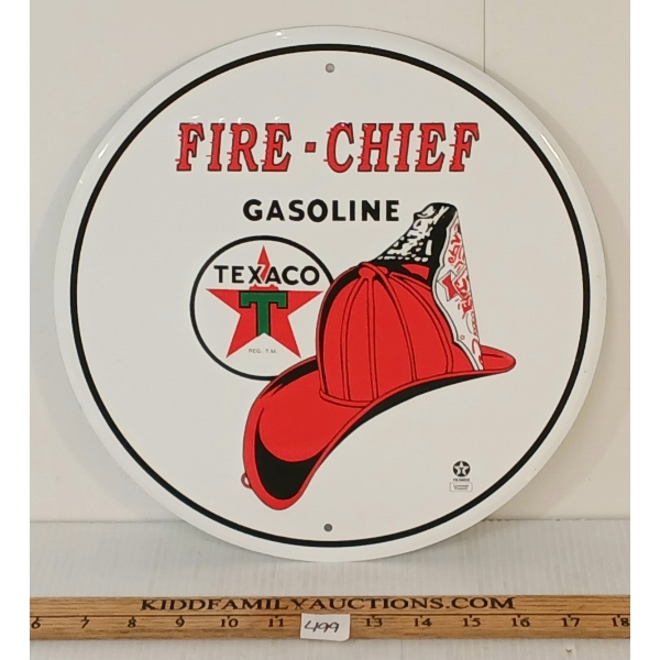 TEXACO FIRE CHIEF SST SIGN