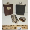 Image 1 : LOT OF 3 - STAINLESS FLASKS
