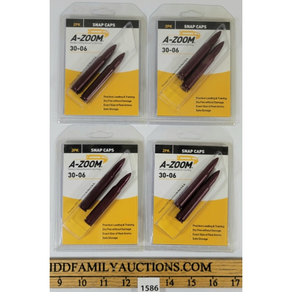 LOT OF 4 - A-ZOOM .30-06 SPRG SNAP CAPS - SEALED 