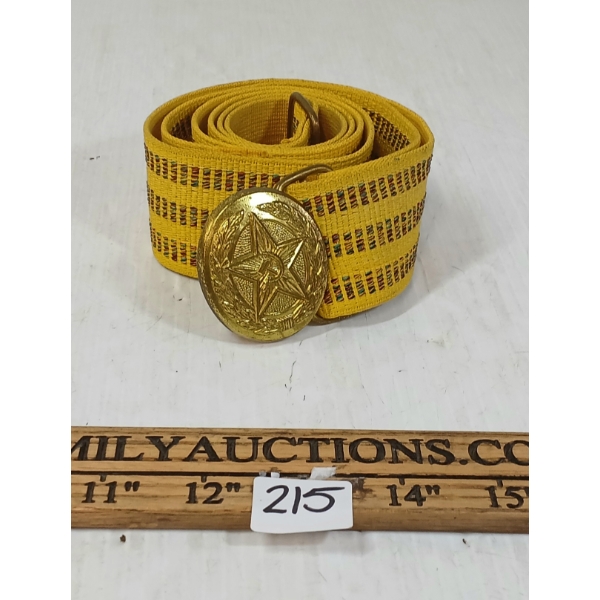 SOVIET RUSSIAN OFFICER'S BELT W/ BUCKLE