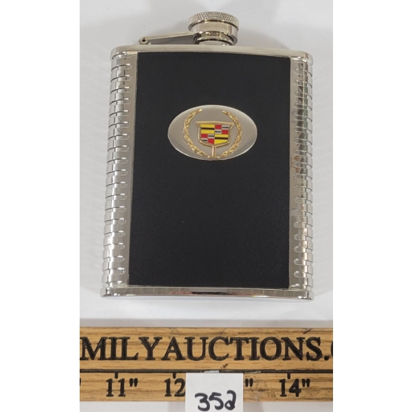 CADILLAC STAINLESS STEEL FLASK