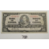 Image 1 : 1937 BANK OF CANADA $10 BANKNOTE