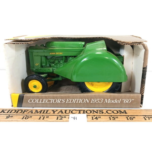 ERTL DIECAST JOHN DEERE '53 MODEL "60" ORCHARD TRACTOR