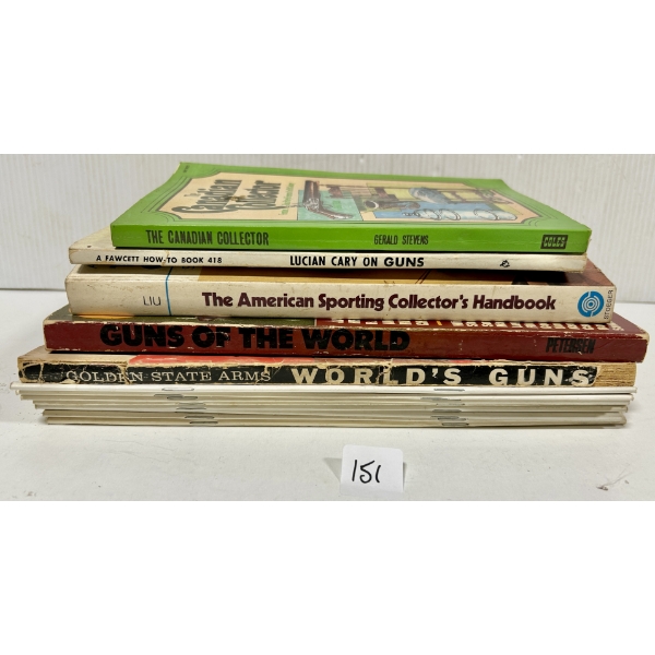 LOT OF 12 - GUN COLLECTOR REFERNCE BOOKS