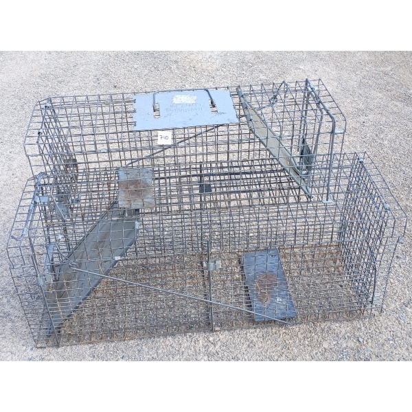 LOT OF 2 - LIVE ANIMAL TRAPS - INCL HAVAHART