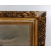 Image 3 : CANOEING ON THE LAKE SCENE BY UNKNOWN ARTIST - FRAMED OIL ON BOARD