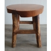 Image 6 : WOOD SLAB STOOL / PLANT STAND