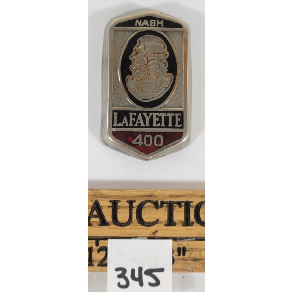 NASH LAFAYETTE 400 RAD BADGE