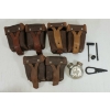 LOT OF 3 - MOSIN NAGANT STRIPPER CLIP POUCHES W/ ACCESS