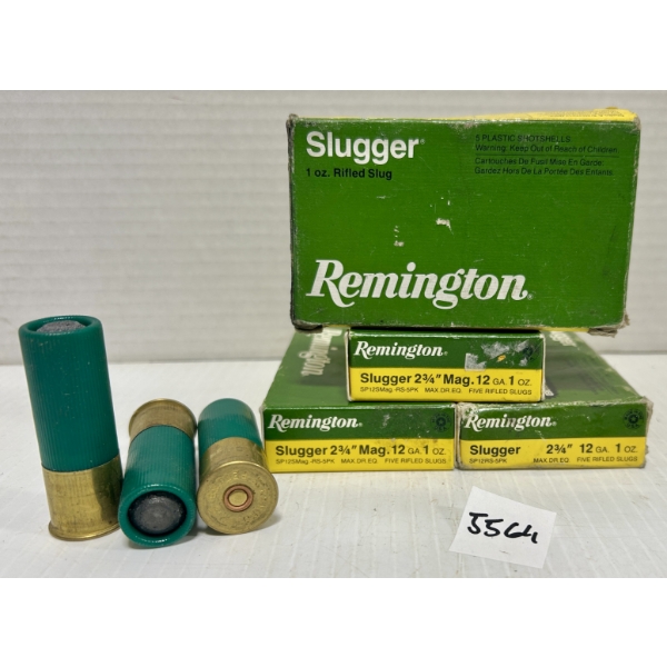 AMMO: 20X REMINGTON 12 GA 2-3/4IN RIFLED SLUGS
