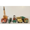 Image 4 : LOT OF 6 - DINKY TOYS DIECAST MODELS - AVELING-BARFORD, LORRY MOUNTED CRANE, REAR DUMP TRUCK, ETC