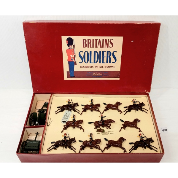 BRITAINS SOLDIERS LEAD FIGURES - NO. 39 ROYAL HORSE ARTILLERY