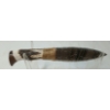 Image 4 : OBSIDIAN KNIFE W/ ANTLER HANDLE & STAND