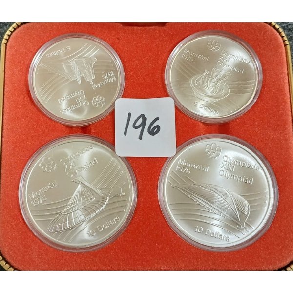 1976 MONTREAL OLYMPICS $5 & $10 COINS