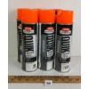 Image 1 : LOT OF 6 - KRYLON INDUSTRIAL QUICK-MARK FLUORESCENT SPRAY PAINTS