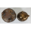 Image 5 : LOT OF 2 - BRASS CAULDRON PLATERS